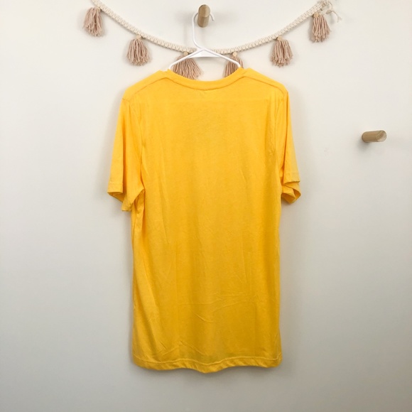 Live Life Yellow Wildflower Graphic Tee Shirt - Picture 2 of 4